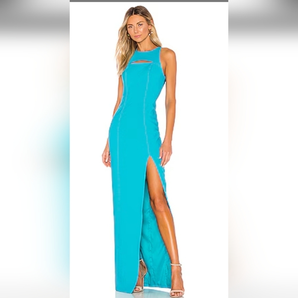 Likely Bluebird Cutout Maxi Dress Size 8